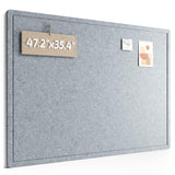 Fluxynara Felt Bulletin Board, 47.2" x 35.4", Slate Gray
