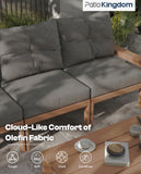 7-Pc HDPE Outdoor Sofa Set w/Tables