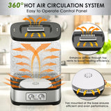 Seeutek Food Dehydrator, 5 BPA-Free Trays Food Dehydrator Machine with Adjustable Temperature Control for Beef Jerky, Fruits, Vegetables, Includes Recipe Book & 4 Reusable Storage Bags
