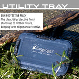 FROGG TOGGS Waterproof Utility Box, Tackle Storage, Dry Box, Customizable Tackle Tray