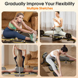 TDH Leg Stretcher, 220LBS Stretcher Machine,200° Adjustable Split Machine for Ballet, Dance,Yoga, Flexibility Stretching Equipment to Relieving Leg Muscl,Exercise for Everyone(Yellow)