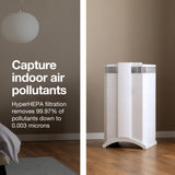 IQAir HealthPro Plus XE Air Purifier - Smart HyperHEPA Filtration for Large Rooms up to 1125 sq ft - Smoke, Viruses, Allergens, Asthma, Mold, Dust, Pets, Swiss Made, WiFi Enabled