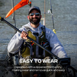 Stohlquist Keeper Fishing Lifejacket, USCG/Transport Canada Approved PFD (Green, Large)