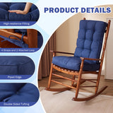 IPYNBAP Rocking Chair Cushion, Waterproof and Fade-Resistant Patio Chair Cushions,