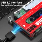 Kinhank 2TB Game Hard Drive, Built-in 120000+ Games, Batocera 33 System, External Hard Drive Compatible