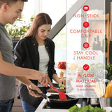 Kitchen Utensils Set, Cooking Utensil Set Kitchen Gadgets, Pots and Pans set Nonstick and Heat Resistant, 24 Pcs Nylon, Cookware Sets