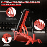 STACOO Weight Bench, Adjustable Workout Bench for Home Gym Full Body Workout, 1300LBS Weight Capacity Bench Press, Flat/Incline/Decline