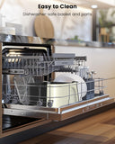 Nuwave Brio Plus Air Fryer 8 Qt, New & Improved, PFAS-FREE, 7 Digital One-Touch Cook Functions that AIR FRY, BAKE, ROAST, DEHYDRATE, TOAST, REHEAT, PREHEAT, 150 Presets, 50°F~400°F (Deep Blue)