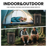 FARLAND Sleeping Bags for Adults, 3 Season Warm & Cool Weather, Lightweight Camping Sleeping Bag for Kids Family Camping Essentials with Compression Sack for Hiking