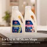 BISSELL Steam Mop 1940A PowerFresh Floor Steam Cleaner for Hard Wood & Tile with Natural Sanitization, Easy Scrubber, Variable Steam, 12” Cleaning Path