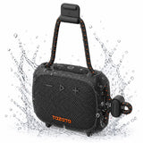 TAZATA Bike Speaker, IPX7 Waterproof & Dustproof Portable Bluetooth Speaker for Scooter Handlebar, Enhanced Bass, Shower Speakers, 11H Battery, Versatile Strap,TWS Bike Accessories for Travel Outdoor