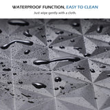 Chair Mat for Hard Floor, 47" x 36" Vinyl Gaming Chair Mat for Hard Surface (Black) SALLOUS