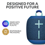 Ultimate Ears WONDERBOOM 4 Portable Waterproof Bluetooth Speaker with Balanced 360-Degree Sound and Bass, Dustproof Floating Speaker with 131ft (40m) Range - Blue