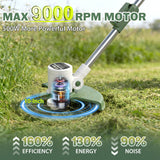 Cordless Weed String-Trimmers/Lawn Mower, 21V 3-in-1 with 8 Replace Auto Line Feed, Electric Grass Trimmer for Garden, Lawn, 120 Mins of Non-Stop