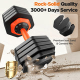 2026 Updated Adjustable Dumbbell Set of 2, 10-in-1 Weights Dumbbell Set with Storage Box, 110lbs/55lbs Adjustable Weights with Anti-slip Silicone Grip, Weight Set For Home Gym Suit both Men and Women