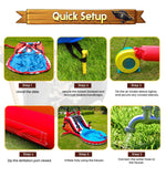 NBSPORT 23FT Commercial Inflatable Water Slide for Kids & Adults