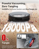 Yeedi S14 Plus Robot Vacuum and Mop, 18,000Pa Suction, OZMO Roller Mopping, ZeroTangle 2.0, TruEdge 3D Sensor, All-in-One Station with Auto Hot Water Washing & Self-Drying, Black