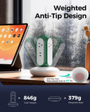 MiaoLab Power Strip Tower with 2 USB-C Ports (30W Fast Charing), 1420J Surge Protector, 4 AC Outlets, 6.6FT Extension Cord with Overload Protection, 1875W/15A Charging Station for Home Office Desk