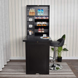Wall Mounted Table, Fold Out Convertible Desk Multi-Function Computer Desk Writing Desk