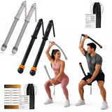 Salario Portable Cordless Battle Ropes – Home Gym Workout Equipment for Intensive Training & Core Strength, Ideal for Home, Office, Travel and Small Spaces(Black & Grey)