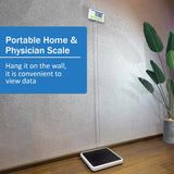 FAFAGLGL Physician Scale(660 lb) ，Medical Floor Scale for Body Weight，KG/LB/LB:OZ Three Units, 12.5" x 12.9" Platform， Heavy Duty Medical Grade Physician Scale in Home, Hospital and Weight Loss