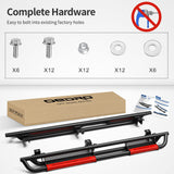 OEDRO Paintable Running Boards Fit for 2007-2018 Jeep Wrangler JK 4 Door