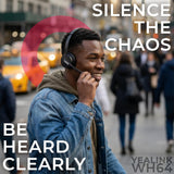 Yealink WH64 Hybrid Wireless Headphones DECT & Bluetooth Mono, UC Certified, For PC, Laptop & Mobile, USB-C Dongle, 150m Range, 32H Talk Time, 3-Mic Noise Cancelling Acoustic Shield 2.0