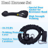 J Bryant Neck Harness Head - Weight Lifting with Resistance Bands - Adjustable Length Neck Training Strap with Door Anchor Neck Strength Training Equipment J Bryant