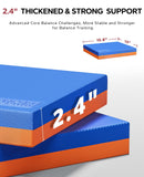 HAPBEAR Exercise Balance Pad 2-Pack - 15"x12" Non-Slip Stability Training Mats - 2.25" Thick Soft Cushioned Foam - for Physical Therapy & Core Training