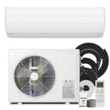 Nexaro 12000BTU Mini Split Air Conditioner Heat Pump, 19 SEER2 Inverter Compressor AC Unit Cools Rooms up to 750 Sq. Ft, 230V Ductless Split AC with Pre-Charged Condenser & Installation Kit