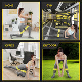 Tribe Lifting Fabric Resistance Bands for Glutes & Legs | 5 Fabric Workout Bands Set | Thick Booty Bands for Squats, Lunges, Hip Training