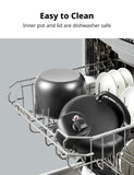 COMFEE’ 7-in-1 Small Electric Pressure Cooker, Slow Cooker, Steamer, Sauté, Sous Vide, Warmer, Multi Cooker with Natural Ceramic Coated Non-Stick Pot, 3 Quarts