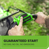 Greenworks 40V 14” Brushless (Push) Cordless Lawn Mower, 4.0Ah Battery and Charger