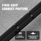 RitFit Elite 6.6ft Olympic Barbell, Robust 33lb Barbell for Weightlifting and Powerlifting, Superior Olympic Bar with Exceptional 900lbs Load Capacity, Weight Bar for 2” Standard Plates Black