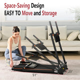 Hccsport Treadmill with Home, Foldable Treadmill with Incline, Removable Desk Workstation 3.0 HP 3 in 1 Compact Folding Small Walking Treadmills 300 Lbs Capacity for Home Office