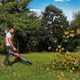 WORX WG520 12 Amp Turbine 600 Electric Leaf Blower | Orange/Blacks