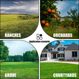 Lawn Mower, Remote Control Lawn Mower, Small Crawler Oil-Electric Hybrid Four-Wheel Drive Lawn Mowing and Weed Whacker