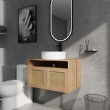 Pluriton 30 inch Floating Bathroom Vanity with Sink, Bathroom Sink Cabinet