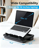 Yotnufy Adjustable Lap Desk with Cushion - 8 Angles Ergonomic Adjustment