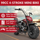 Oryxearth 99CC 4-Stroke Mini Bike, Gas Powered