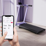 DeerRun Foldable Treadmill for Home with 6% Manual Incline & Handlebar