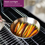 10 inch, Medium, Stainless Steel Skillet & Frying Pan American Kitchen