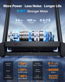 MERACH Incline Treadmill with Incline 6%-15%, 7-Layer Belt 300LBS Capacity Tredmill Foldable Handle Running Treadmills for Home