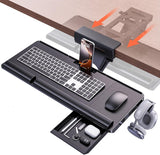 Klearlook Upgraded Ergonomic Keyboard Tray Under Desk, 24.4"x10"