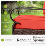 Sophia & William Metal Patio Furniture Set, 4 Pieces Outdoor Conversation
