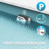 AIRROBO Pool Vacuum for Inground Pools, Smart Navigation Pool Cleaner Robot, Wall Climbing Pool Cleaner (White)