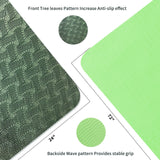 Yoga Mat 1/3 inch QMKGEC Exercise Mats 8mm TPE Non-Slip Extra Thick High-Density Eco Friendly for Yoga Workout Pilates Yoga Mats for Women Men QMKGEC