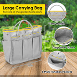 Garden Tool Sets, 10 Piece Heavy Duty Gardening Tool Set, Stainless Steel Gardening Hand Tools with Garden Tool Bag