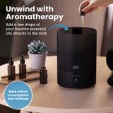 Everlasting Comfort 2.5L Top Fill Humidifiers for Bedroom - Quiet Easy to Fill & Clean, 24HR Runtime, Night Lights, Timer, Ultrasonic Cool Mist Humidifier, Auto Shut-Off, Essential Oil Diffuser