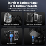 ZHIYUN MOLUS X200 Bi-Color Combo 200W Professional Portable COB Video Light